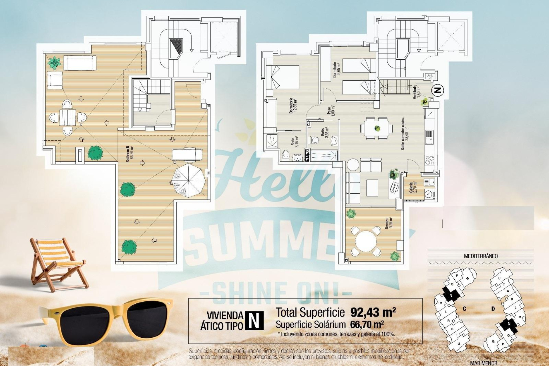 Short Term Rental - Penthouse -
La Manga del Mar Menor - La Manga