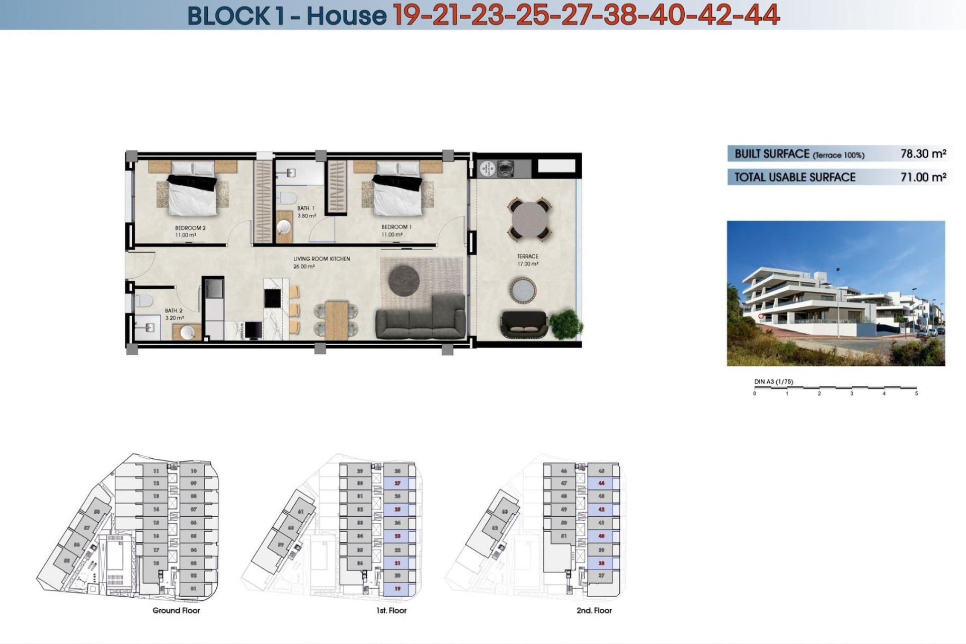 Short Term Rental - Penthouse -
La Marina - La Marina del Pinet