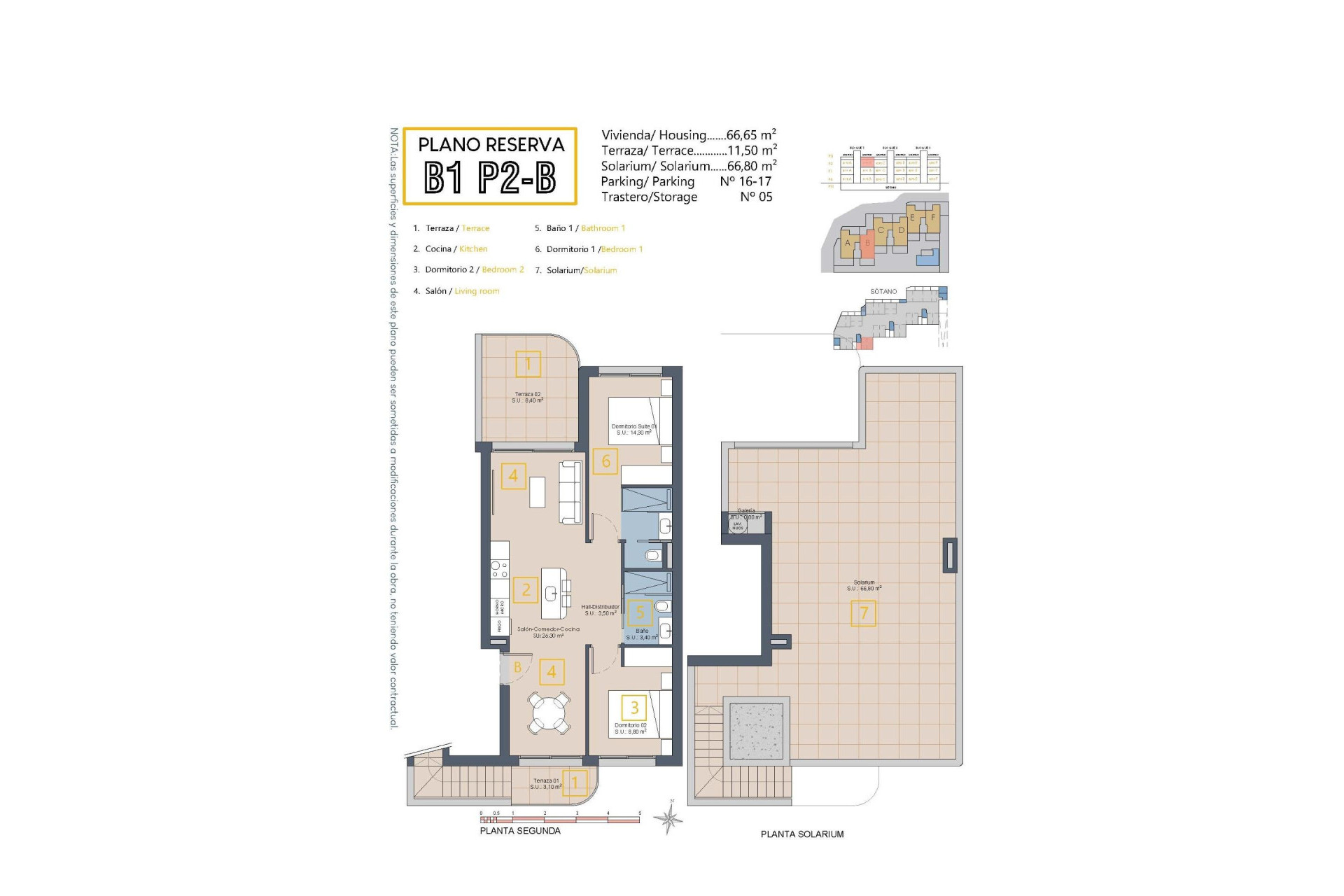 Short Term Rental - Penthouse -
Los Alcazares - Serena Golf