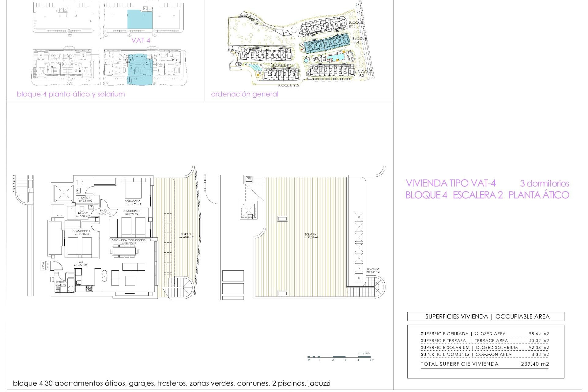 Short Term Rental - Penthouse -
Orihuela Costa - Playa Flamenca