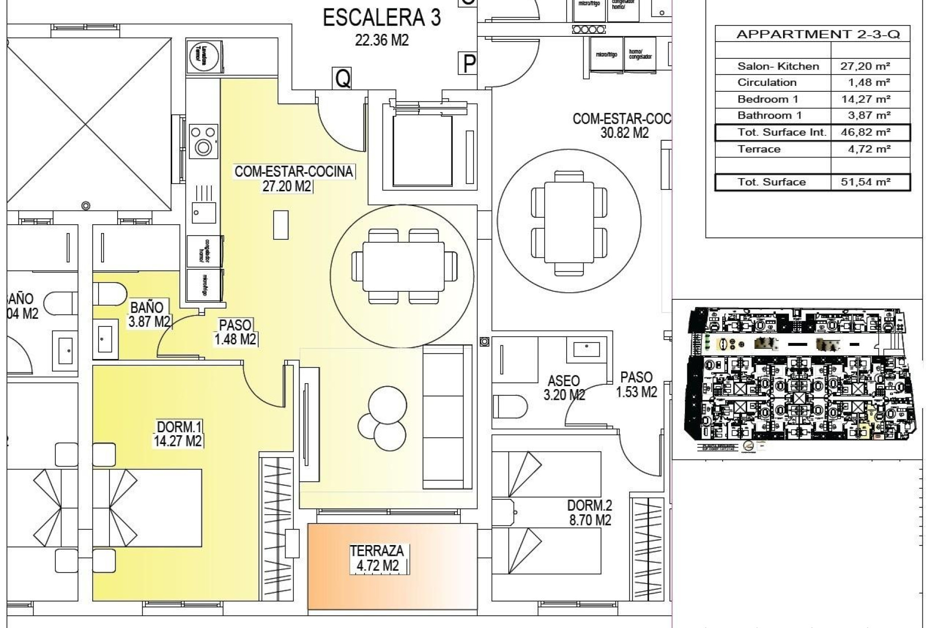Short Term Rental - Penthouse -
San Miguel de Salinas - Pueblo