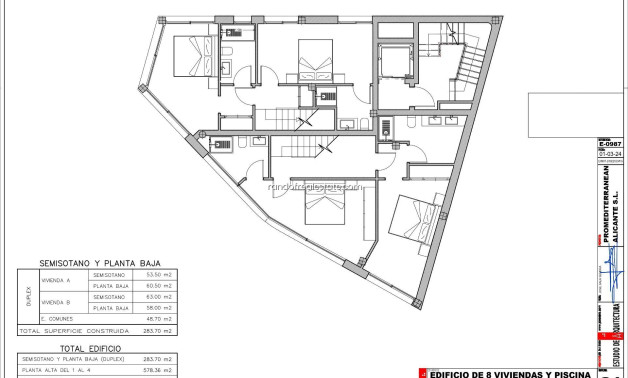 Obra nueva - Pisos -
Finestrat - Calle Torremanzanas, 1