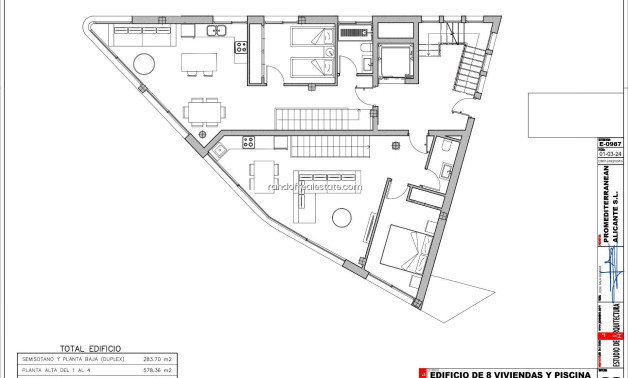 Obra nueva - Pisos -
Finestrat - Calle Torremanzanas, 1