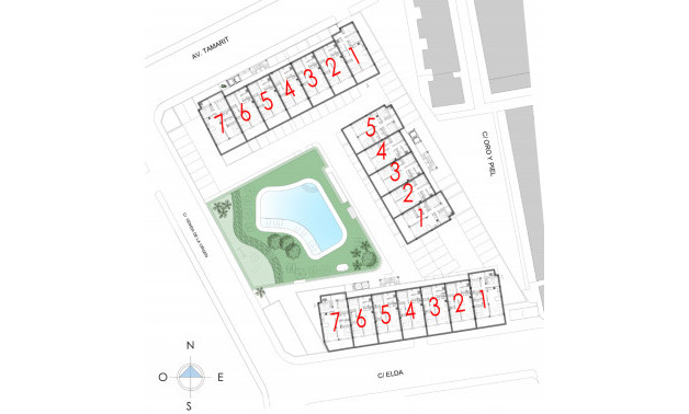 Obra nueva - Áticos -
Santa Pola - 03130, Calle Elda, 228