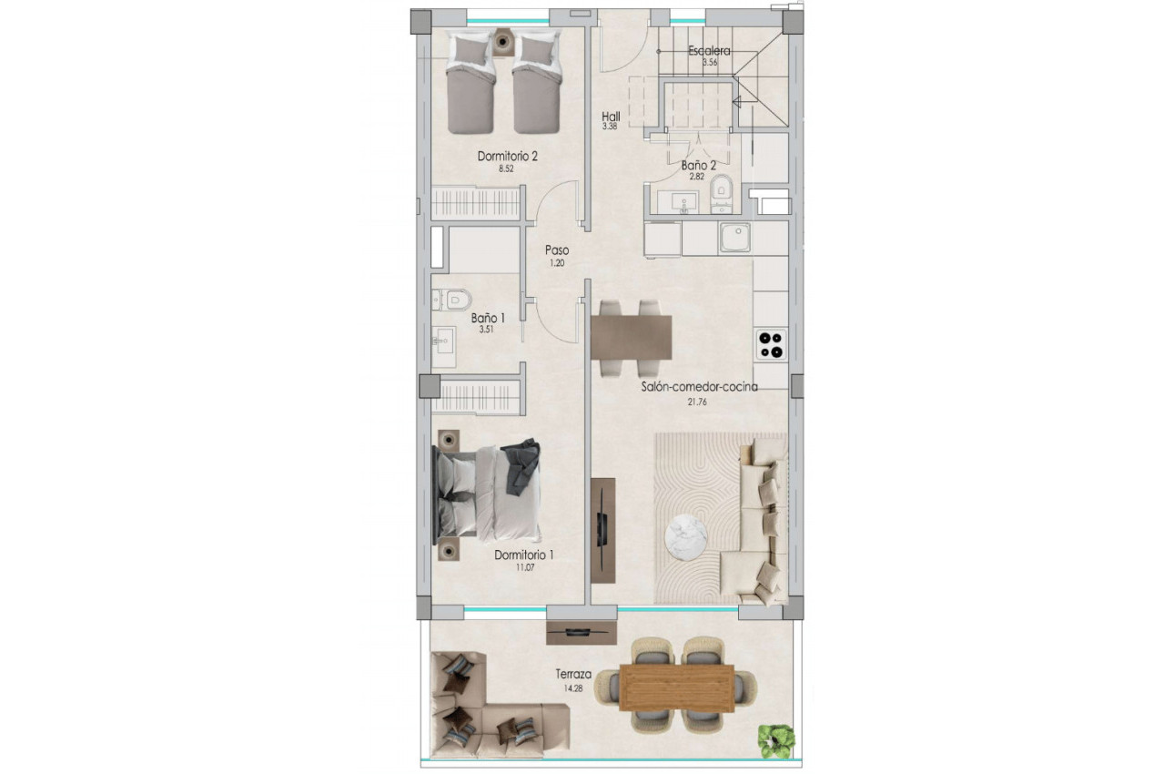 Obra nueva - Áticos -
Santa Pola - 03130, Calle Elda, 228