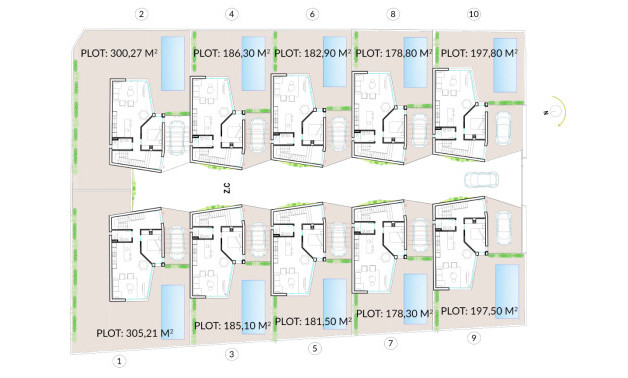 Obra nueva - Villas -
Orihuela - Calle Leman, 19