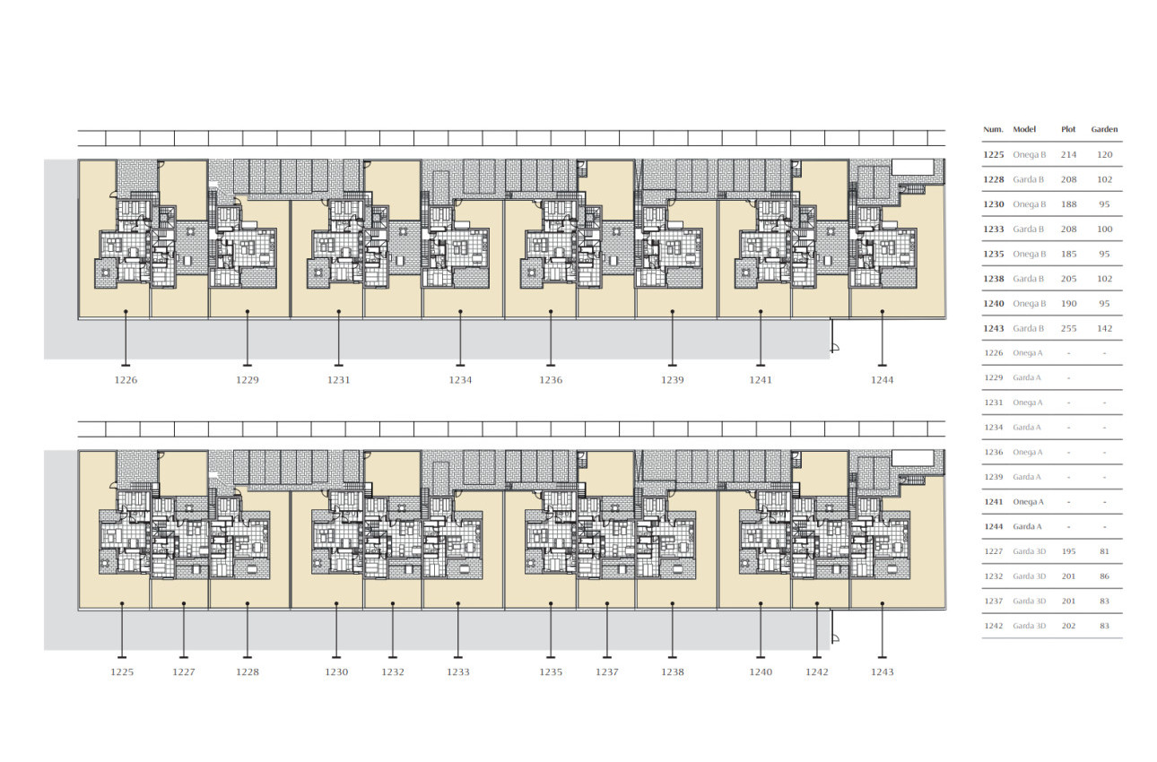 Obra nueva - Bungalows -
Algorfa - 03169