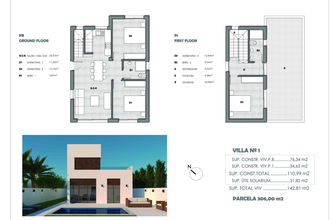 Obra nueva - Villas -
Rojales - 03170