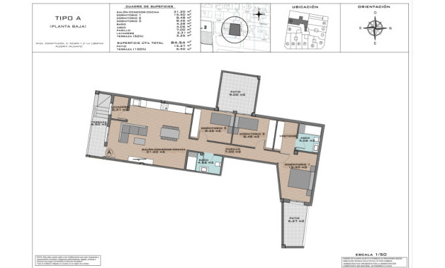 Obra nueva - Áticos -
Algorfa - 03169
