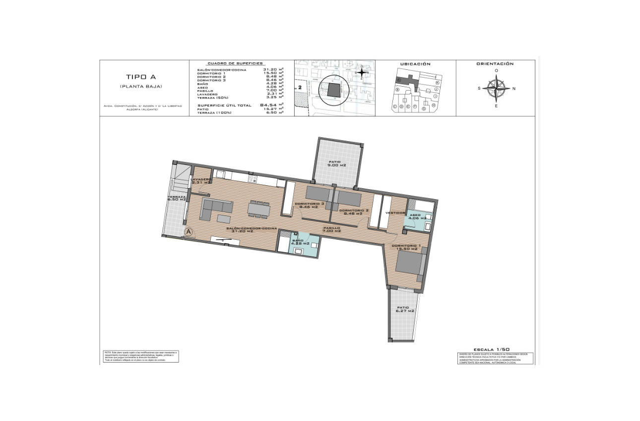 Obra nueva - Pisos -
Algorfa - 03169