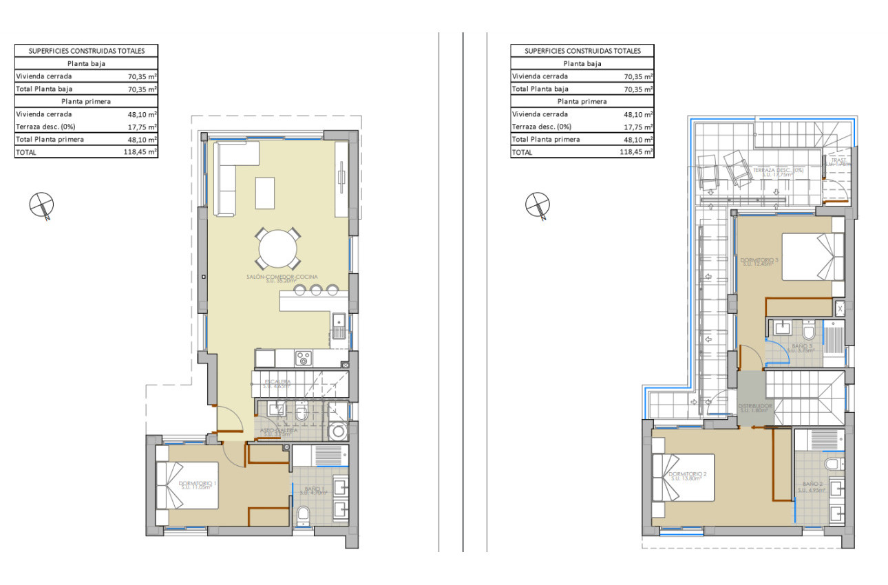 Obra nueva - Villas -
Pilar de la Horadada - 03191
