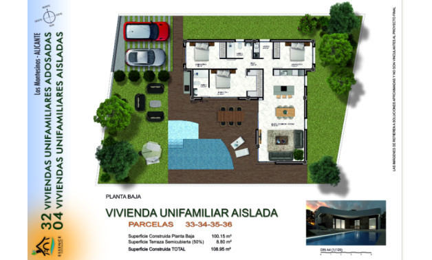 Obra nueva - Villas -
Los Montesinos - 03187