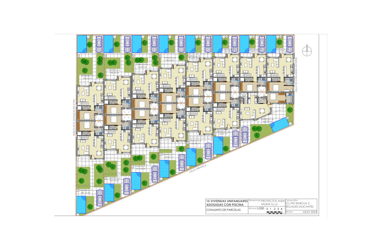 Obra nueva - Adosados -
Rojales - 03170