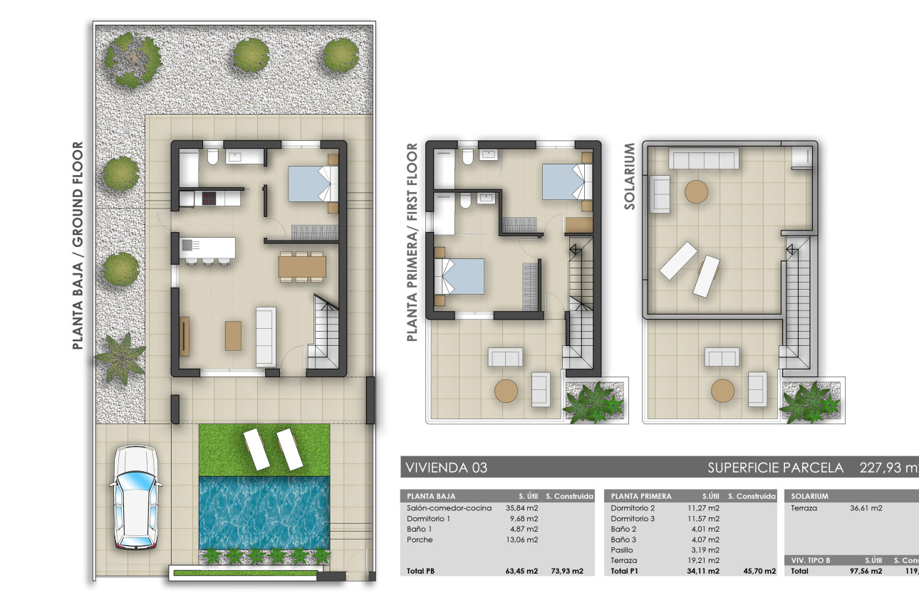 Obra nueva - Villas -
Pilar de la Horadada - 03190