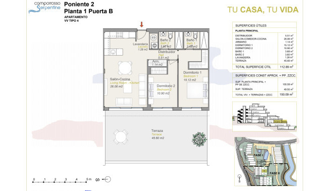 Obra nueva - Pisos -
Finestrat - Calle costa rica s/n
