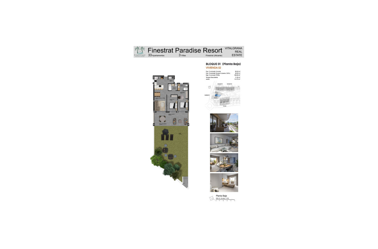 Obra nueva - Bajos -
Finestrat - Carrer d´Equador 12
