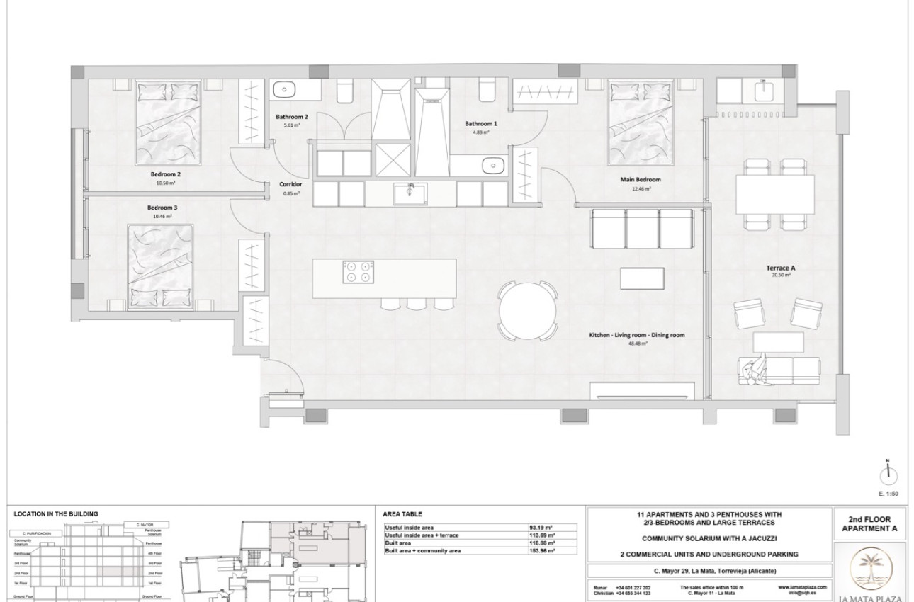 Obra nueva - Áticos -
Torrevieja - 03188, Mayor 29