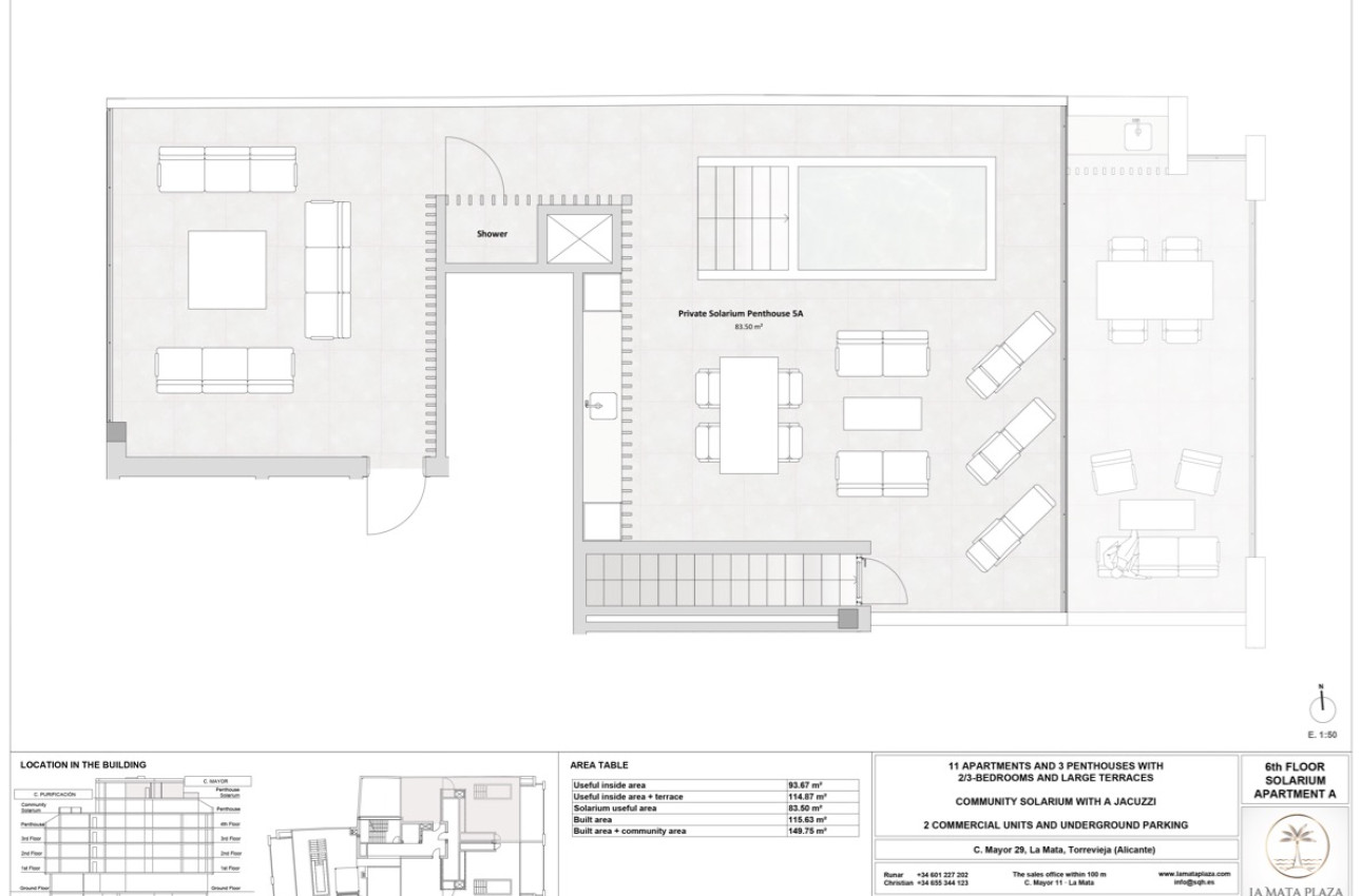 Obra nueva - Áticos -
Torrevieja - 03188, Mayor 29
