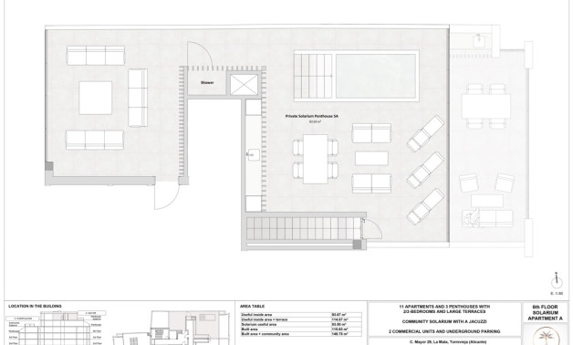 Obra nueva - Áticos -
Torrevieja - 03188, Mayor 29