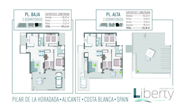 Obra nueva - Bungalows -
Pilar de la Horadada - 003190
