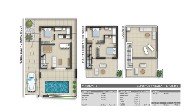 Obra nueva - Villas -
Pilar de la Horadada - 03190