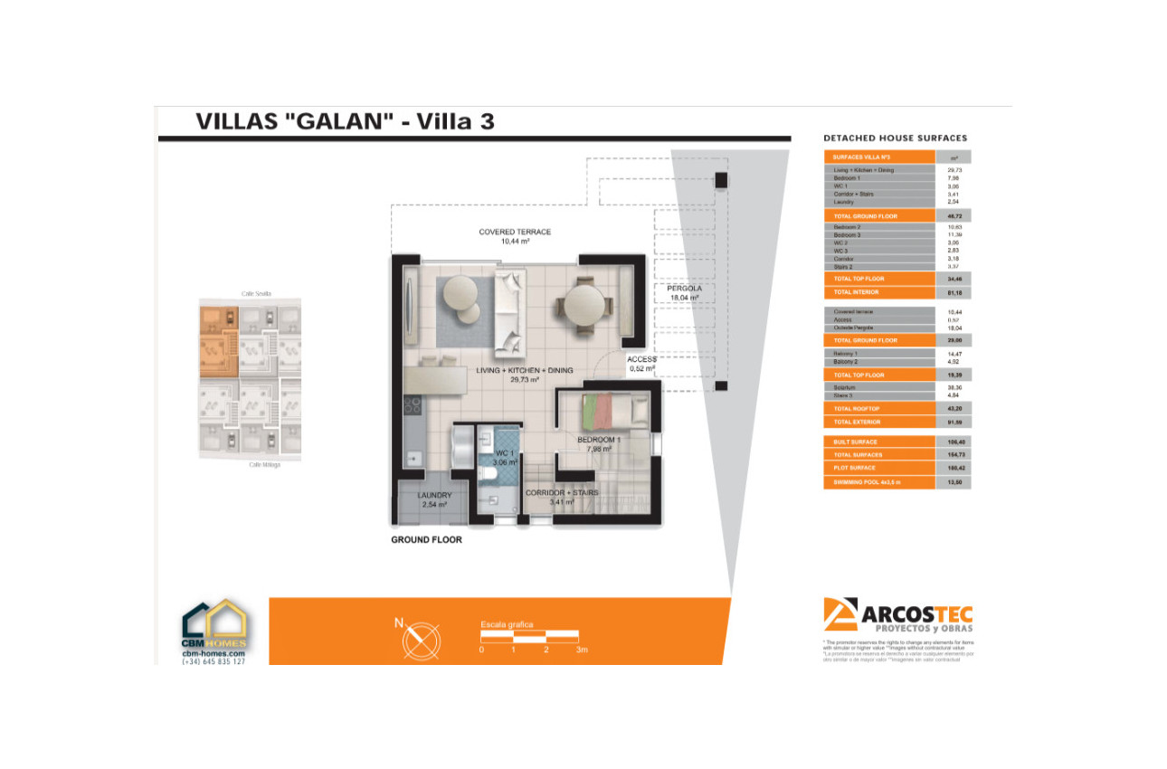 Obra nueva - Villas -
San Miguel de Salinas - 03189