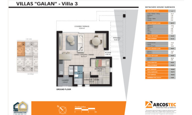Obra nueva - Villas -
San Miguel de Salinas - 03189
