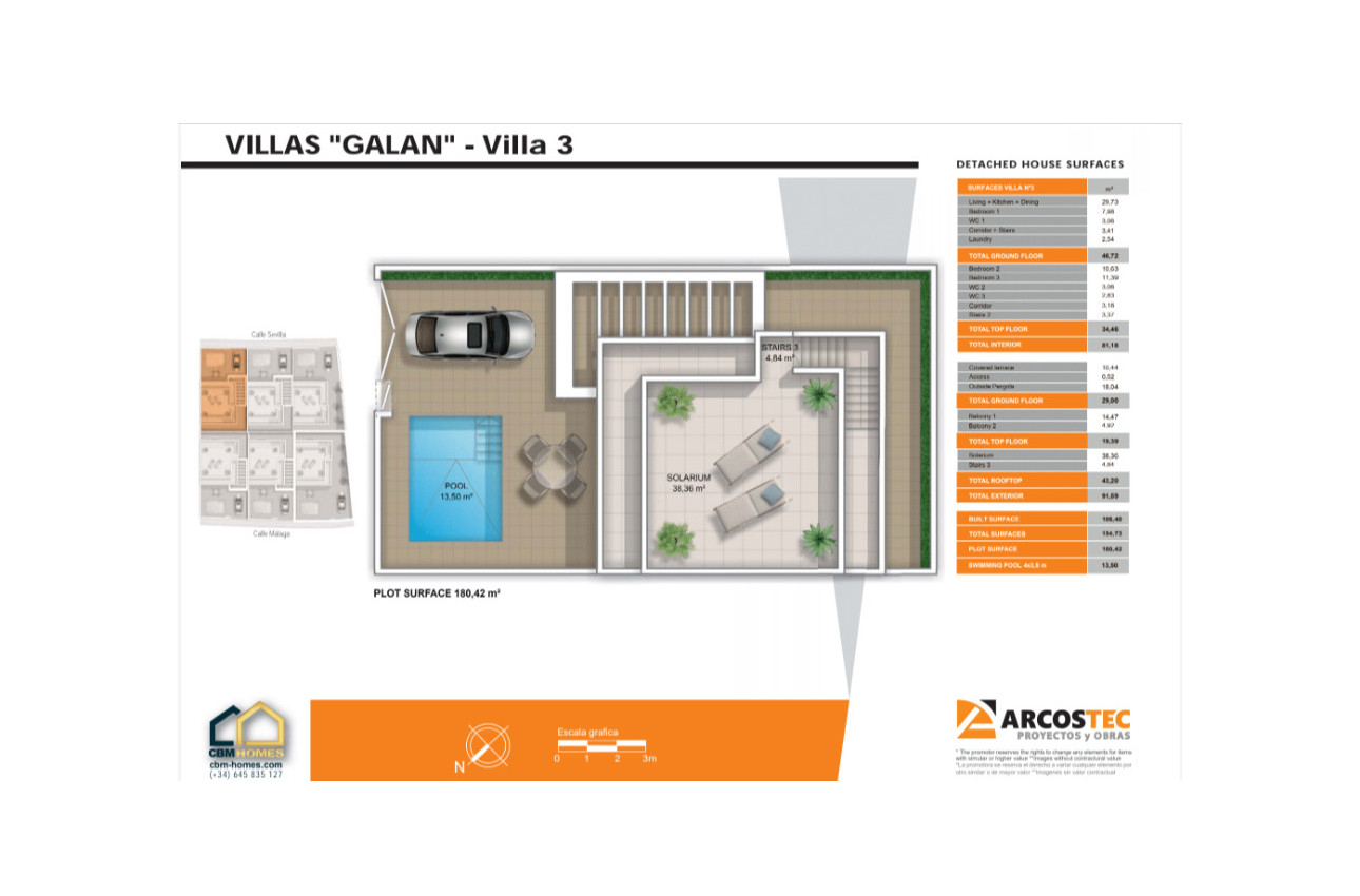 Obra nueva - Villas -
San Miguel de Salinas - 03189