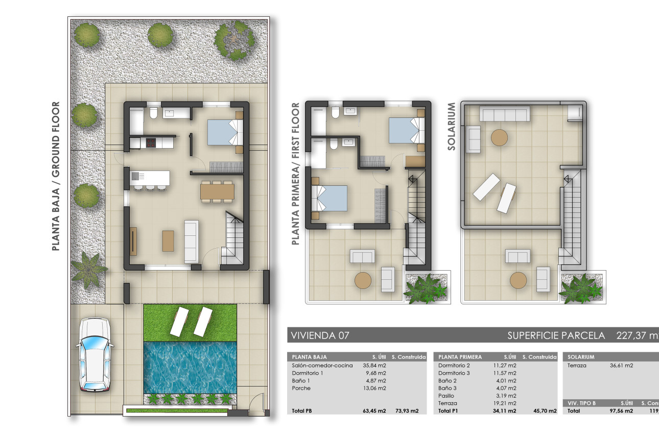Obra nueva - Villas -
Pilar de la Horadada - 03190