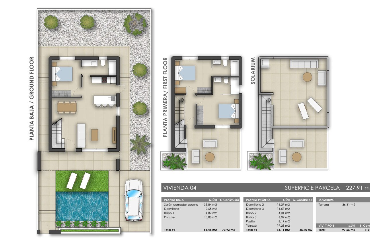 Obra nueva - Villas -
Pilar de la Horadada - 03190