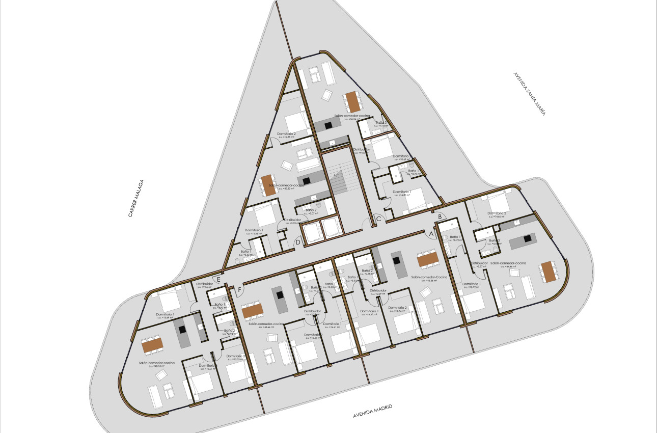 Новое здание - Pisos -
Calpe - Avenida de Madrid, 1
