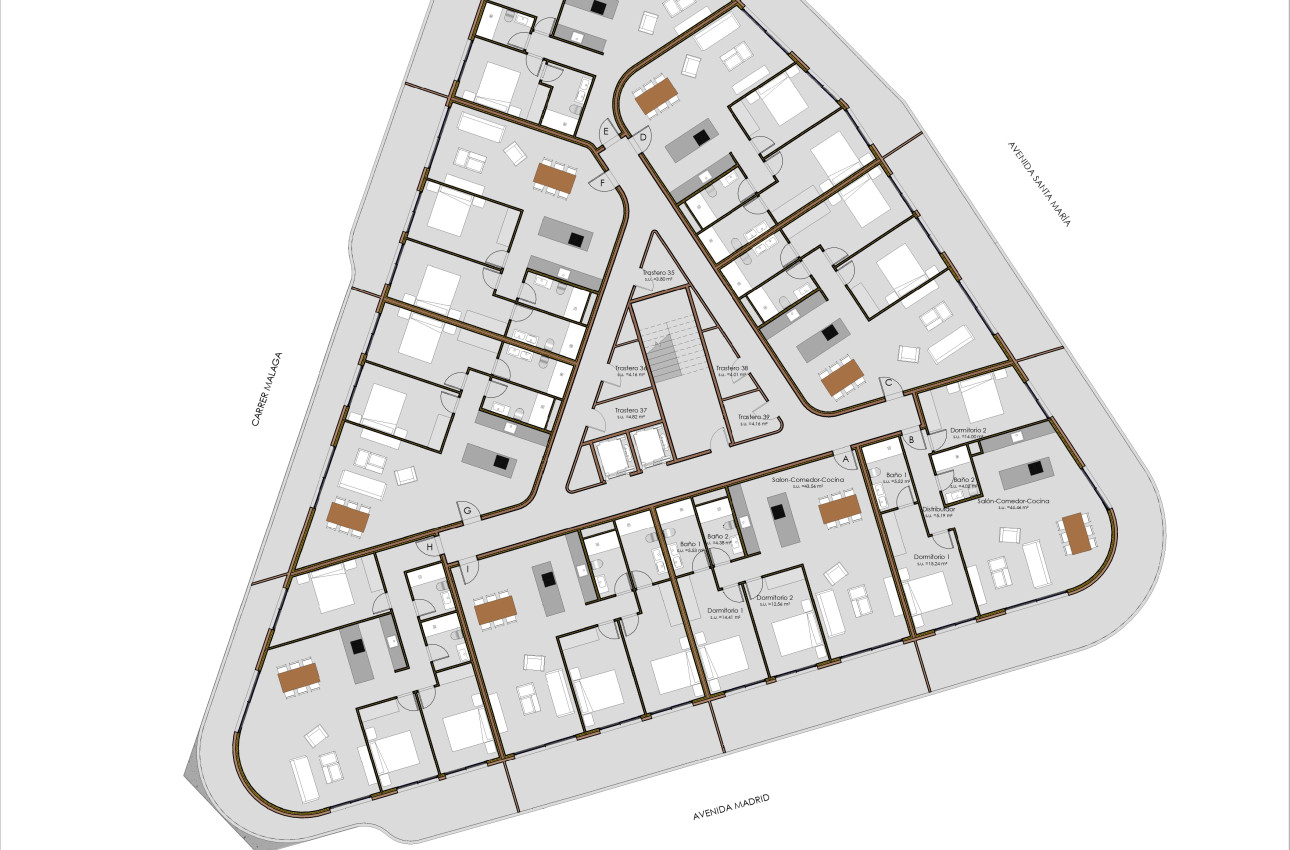 Новое здание - Pisos -
Calpe - Avenida de Madrid, 1