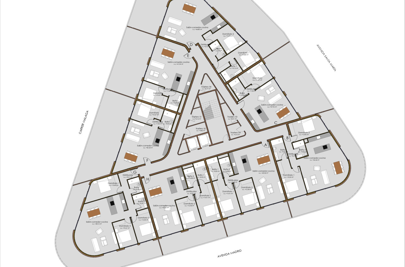 Новое здание - Pisos -
Calpe - Avenida de Madrid, 1