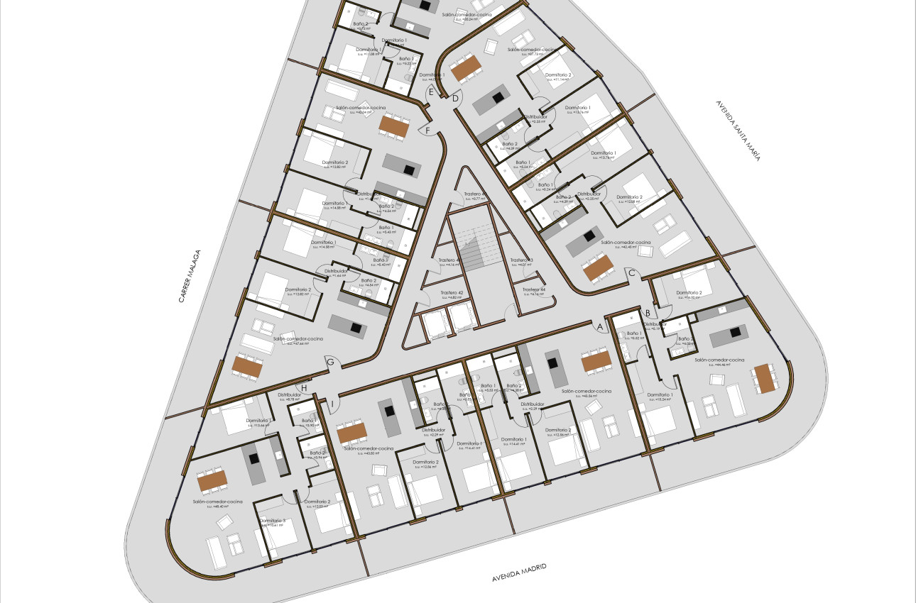 Новое здание - Pisos -
Calpe - Avenida de Madrid, 1