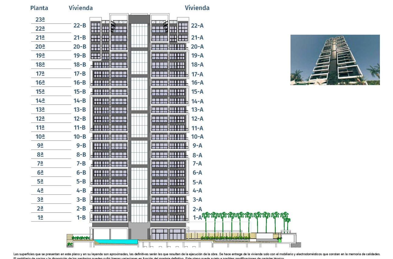 Obra nueva - Apartamentos -
Benidorm