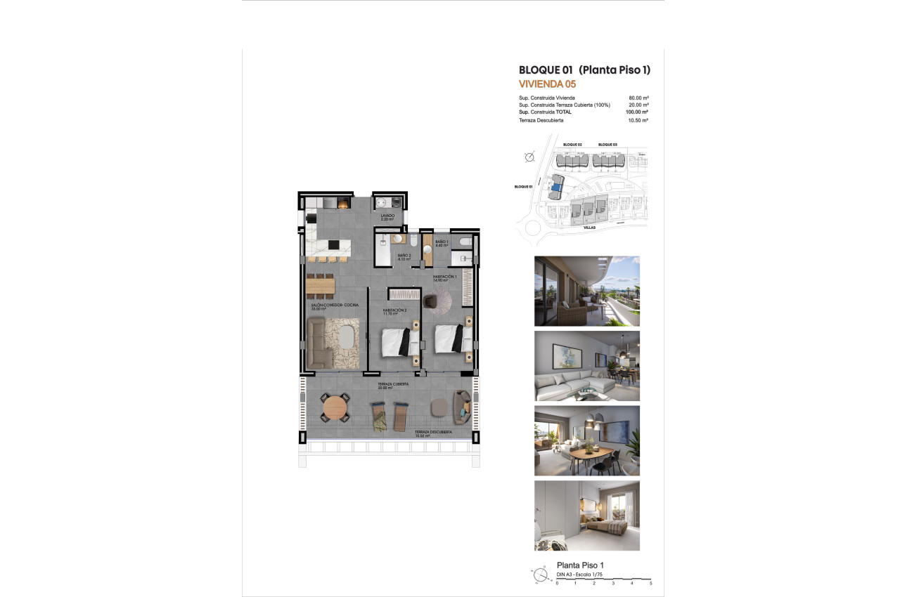 Obra nueva - Apartamentos -
Finestrat - Carrer d´Equador 12