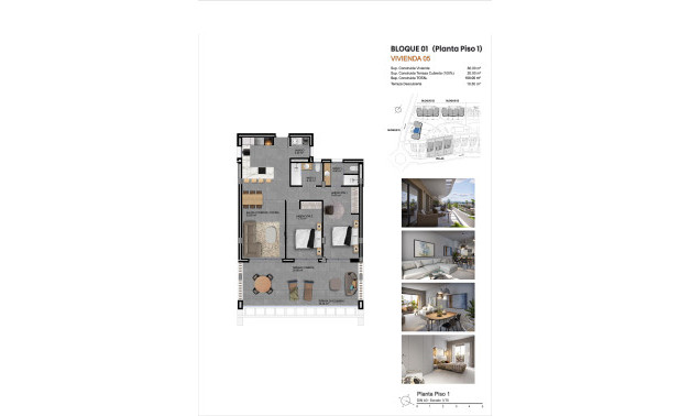 Obra nueva - Apartamentos -
Finestrat - Carrer d´Equador 12