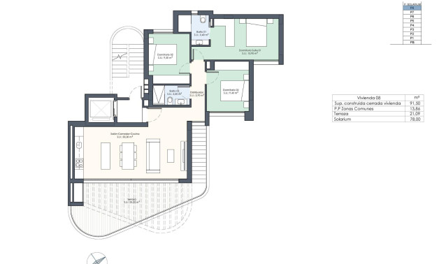 Alquiler a corto plazo - Ático -
Guardamar del Segura - Avenida del Puerto