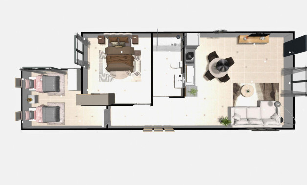 Short Term Rental - Bungalow -
Hondón de las Nieves - La Canalosa