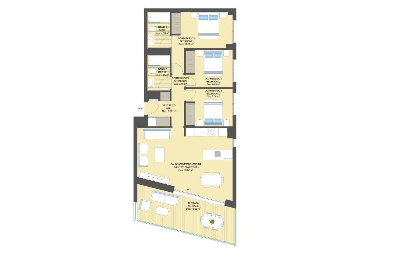 Short Term Rental - Apartment -
Orihuela Costa - Campoamor