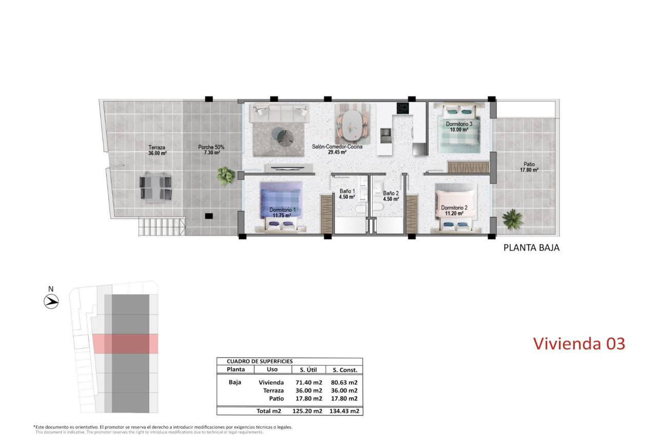 Краткосрочная аренда - Бунгало -
Pilar de la Horadada - pueblo