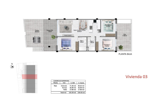 Краткосрочная аренда - Бунгало -
Pilar de la Horadada - pueblo