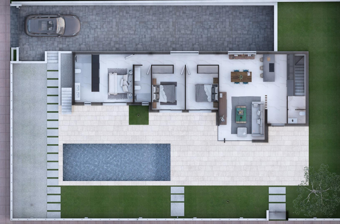 Краткосрочная аренда - Villa -
Ciudad Quesada - Doña Pepa