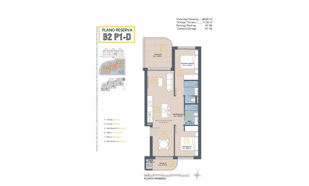 Краткосрочная аренда - Apartment -
Los Alcazares - Serena Golf