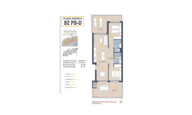 Краткосрочная аренда - Apartment -
Los Alcazares - Serena Golf