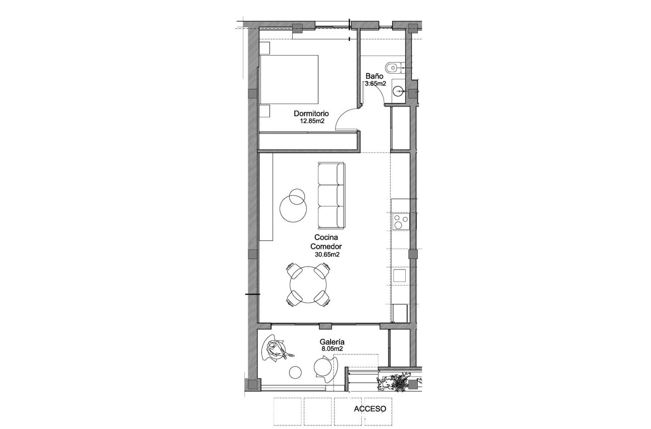 Short Term Rental - Apartment -
Torrevieja - Playa Los Naufragos