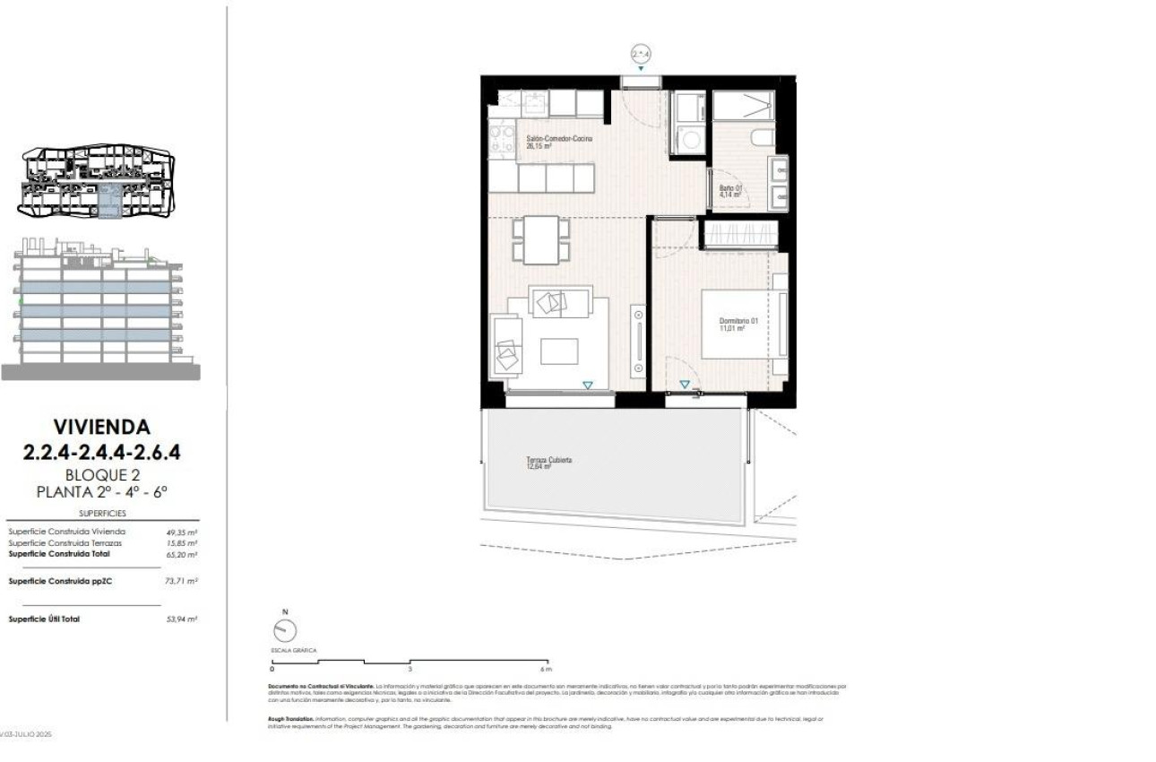 Short Term Rental - Apartment -
Villajoyosa - Playa del Torres