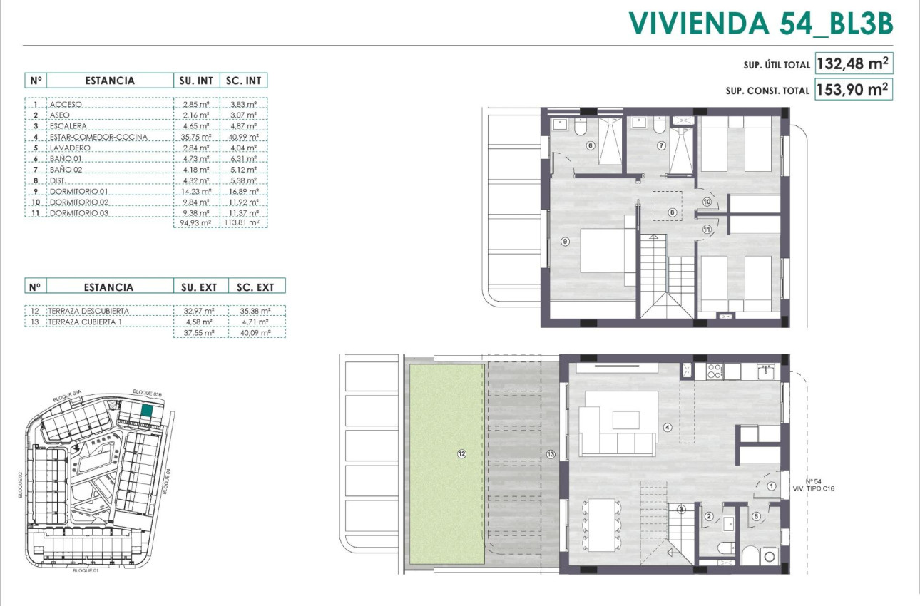 Краткосрочная аренда - Пентхаус -
Monforte del Cid - Alenda Golf