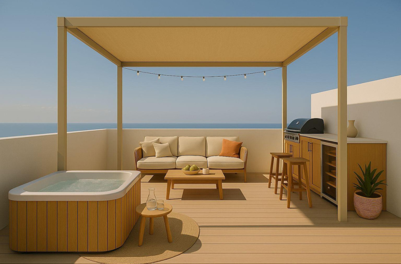 Short Term Rental - Penthouse -
Guardamar del Segura - Pueblo