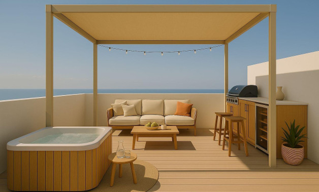 Short Term Rental - Penthouse -
Guardamar del Segura - Pueblo